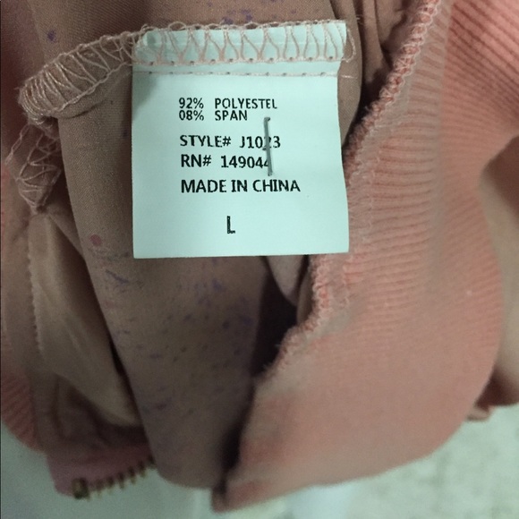 Bomber Jacket size large pink not afraid to love💋 - Picture 4 of 4